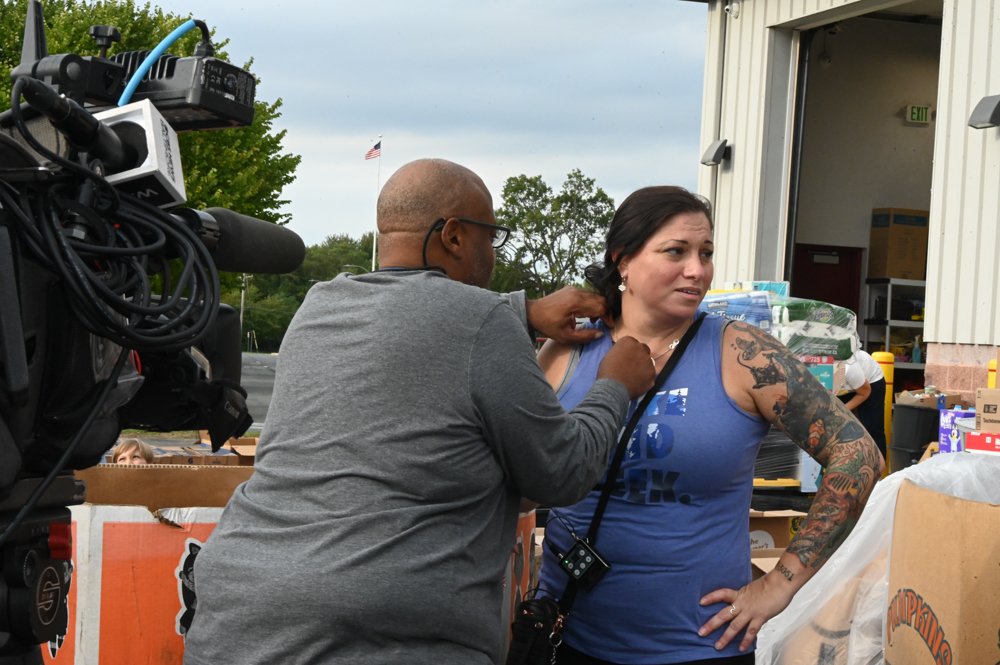 In photos: Edgemere woman gathers goods for Hurricane Helene victims